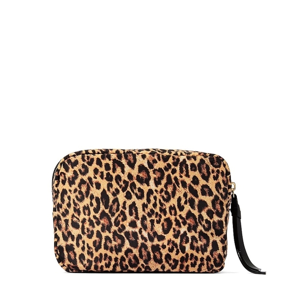 NWT! Victoria's Secret Leopard Print Cosmetic Bag - Picture 5 of 7